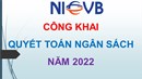 Công khai quyết toán ngân sách năm 2022